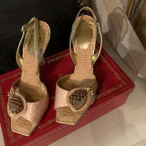 - Rene Caovilla Slingback Sandals